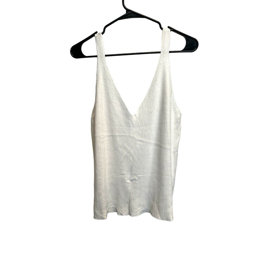 MNG By Mango Knit strap top Ecru 2XL - Picture 4 of 9